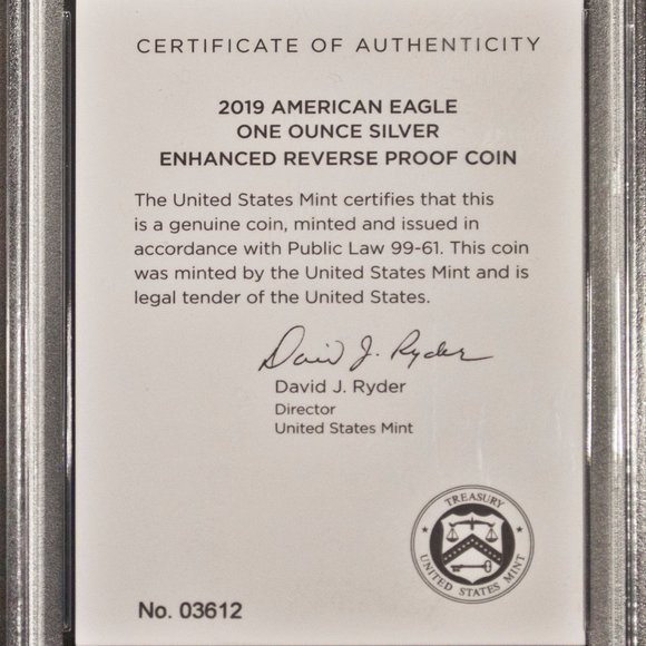 2019-S ASE Enhanced Reverse Proof  #03612 of 30000 - Picture 5 of 5